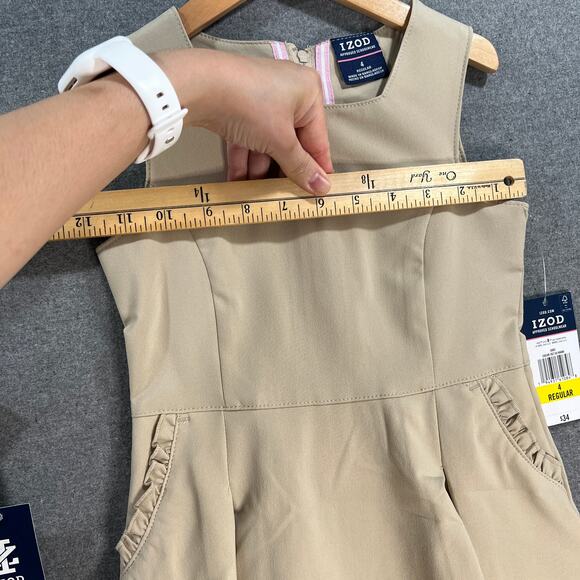 IZOD Dress Tan Mini Dress Size 16 and Size 4 (NWT) - Picture 12 of 15